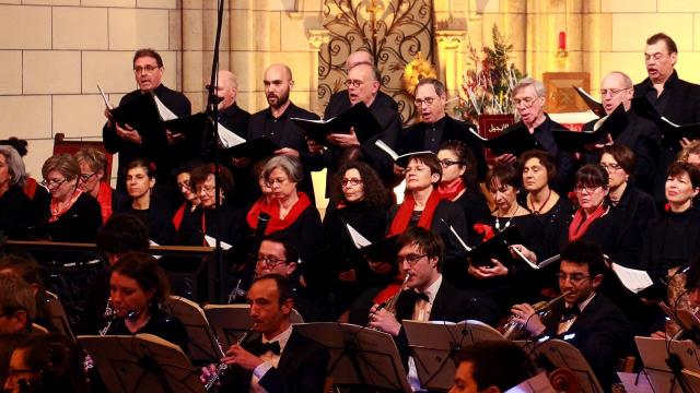L’ensemble vocal Vociharmonie, accompagné par des choristes venus de toute la France, de Suisse et de Belgique, présente vendredi soir à Sainte-Catherine, un concert sur les scènes sacrées d’opéra. | Ouest-France